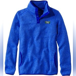 NWT LL Bean sweater fleece pullover M
